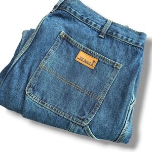 RK Brand Carpenter Jeans Men's 42x29‎ Blue Denim Workwear Pants